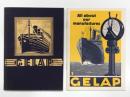 商品カタログ　GELAP: Electrical Installations for Ships. Safety, Signalling, Thermal and Control / GELAP: All about our manufactures　GELAP 船舶用電気設備 安全機器・信号機器・熱源機器・制御機器カタログ、GELAP 当社製品のすべて　2部セット