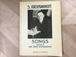 歌曲集 S.RACHMANINOFF  SONGS VolumeⅡ with  Piano  accompaniment  セルゲイ・ラフマニノフ