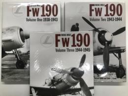 洋書　Focke Wulf FW190 1944-45 Volume One / Volume Two / Volume Three　3冊セット