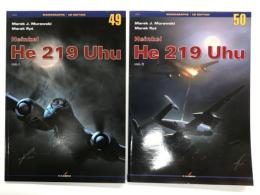 洋書　Monographs 3D Edition 49: Heinkel He 219 Uhu Vol.Ⅰ / Monographs 3D Edition 50: Heinkel He 219 Uhu Vol.Ⅱ　2冊セット