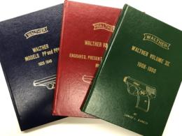 洋書  Walther Models PP and PPK 1929-1945 / Walther Models Vol.2 Engraved, Presentation, and Standard Models / Walther Models Vol.3 1908-1980　ワルサー社の拳銃: PPおよびPPKモデルの変遷 1929–1945 ナチス・ドイツ時代のモデルを中心に / 第2巻 装飾モデル・限定生産ピストル・標準モデル編 / 第3巻 1908–1980 初期から1980年までのモデル編　3冊セット
