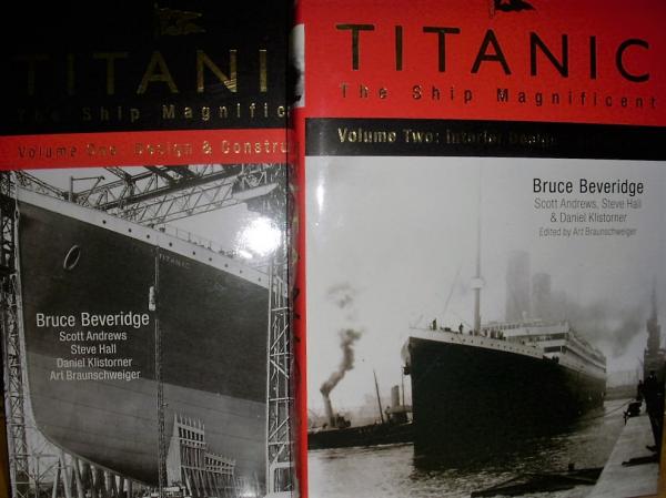 洋書 TITANIC : THE SHIP MAGNIFICENT Vol.1・2 2冊セット / 古本 洋書 TITANIC : THE SHIP MAGNIFICENT Vol.1・2 2冊セット / 古本