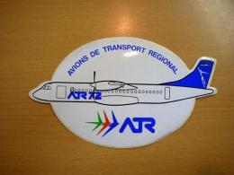 ATR　旅客機　ステッカー