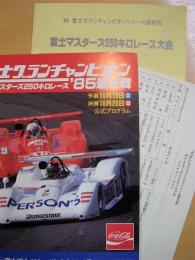 1985年　富士グランドチャンピオン　レース　最終戦　公式プログラム