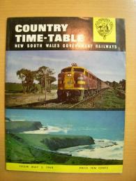 COUNTRY TIME-TABLE  NEW SOUTH WALES GOVERNMENT RAILWAY  FROM MAY 5,1968