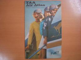 TAA Air Atlas　トランスオーストラア航空　空路地図