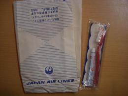 日本航空　機内用　エチケット袋　アメニティグッズ　2点セット