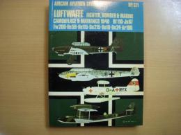 洋書　Aircam Aviation series　Luftwaffe 　Fighter Bomber & Marine　Camouflage & Markings 1940