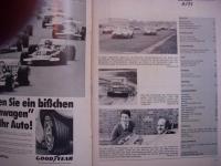 洋雑誌　rallye racing　1971年4月号