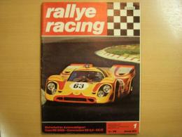 洋雑誌　rallye racing　1971年1月号