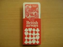 British airways Playing cards　赤