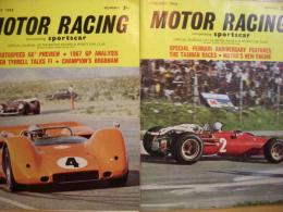 洋雑誌　MOTOR RACING Magazine　1968年1月・2月・3月・4月号　4冊セット 