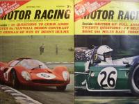 洋雑誌　MOTOR RACING Magazine: 1967年1月 / 2月 / 3月 / 5月 / 6月 / 7月 / 8月 / 9月 / 10月 / 11月 / 12月号　11冊セット