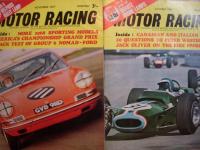洋雑誌　MOTOR RACING Magazine: 1967年1月 / 2月 / 3月 / 5月 / 6月 / 7月 / 8月 / 9月 / 10月 / 11月 / 12月号　11冊セット
