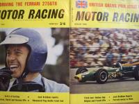 洋雑誌　MOTOR RACING Magazine 1965年2月 / 4月 / 6月 / 7月 / 8月 / 9月 / 10月 / 11月 / 12月号　9冊セット
