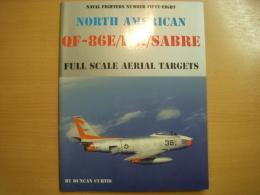 洋書　North American QF-86E/F/H Sabre　 Full Scale Aerial Targets