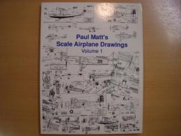 洋書　Paul Matt's　Scale Airplane Drawings　Vol.１