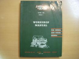 洋書　LAND ROVER 1948-1958 Series1 WORKSHOP MANUAL