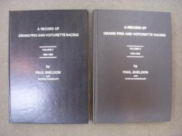洋書　A RECORD OF GRAND PRIX AND VOITURETTE RACING　Vol.7/8　2冊セット