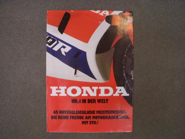 ホンダ バイクカタログ ドイツ語版 HONDA NR.1 IN DER WELT