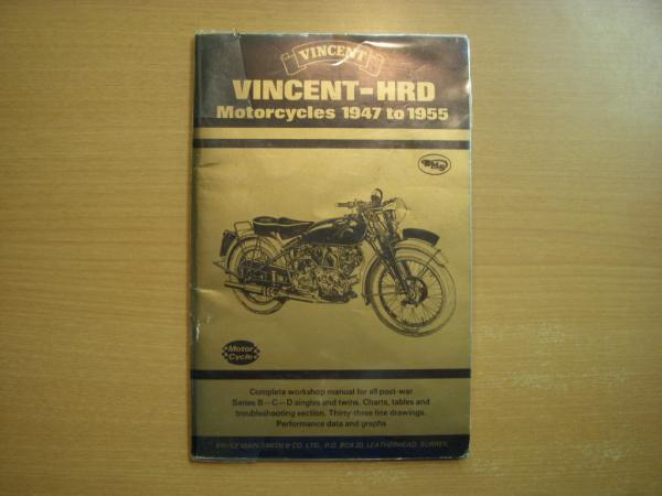 洋書 VINCENT-HRD MOTORCYCLES 1947 to 1955 / 古本、中古本、古