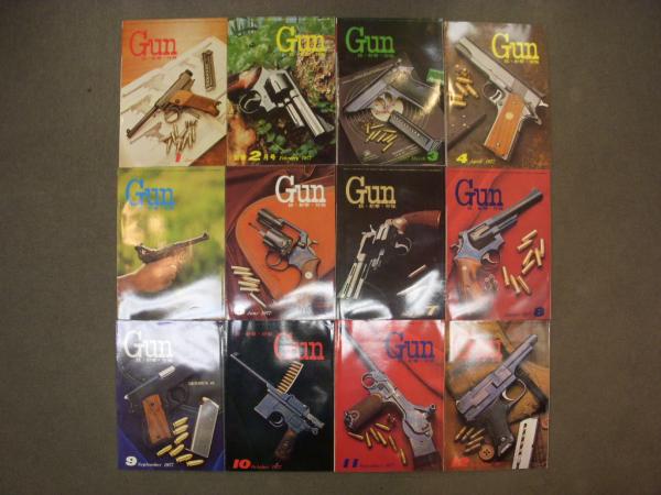 月刊GUN 1977(昭和52)年 1月号～12月号 12冊セット / 古本、中古本、古