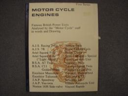 洋書　MOTORCYCLE ENGINES : Famous British Power Units Analysed by the MotorCycle staff in words and Drawing