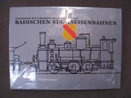 洋書 Verzeichnis der Lokomotiven und Tender der Badischen Staatseisenbahn Reprint 1984