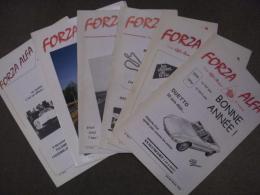 洋雑誌　FORZA ALFA: CLUB Alfa Romeo de France　6部セット