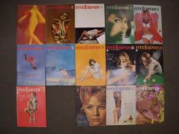 メンズ雑誌: Five 6 Seven: ファイブ・シックス・セブン:　昭和39年2月号、3月号、4月号、昭和40年2月号、3月号、4月号、5月号、6月号、7月号、8月号、9月号、10月号、11月号、12月号　計14冊セット