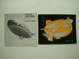 M.O.AIRSHIP JA 1005 MODEL. Technical Manual/ステッカー　2点セット