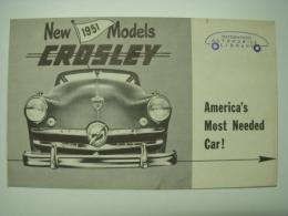 自動車カタログ クロスレイ 1951年新車総合カタログ