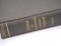 船舶機関資料 Fittings for a passenger & cargo steamer 1932