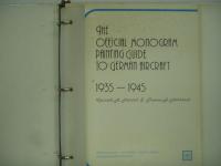 洋書　The Official Monogram Painting Guide to German Aircraft, 1935-1945