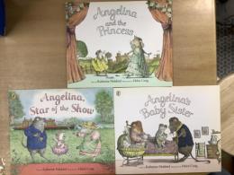 洋書絵本3冊セット　Angelina, Star of the Show 、Angelina's Baby Sister、Angelina and the Princess