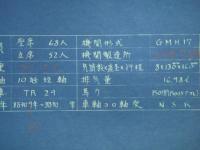 鉄道車両 青焼図面 四輪ボギー三等ガソリン動車 キハ42000 鉄道省工作局車両課 昭和9年10月30日