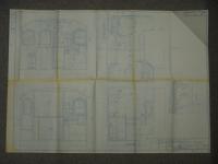 鉄道 青焼図面 CAB ARRANGEMENT 東京芝浦電気株式会社 1969年