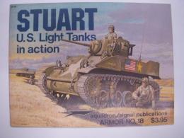 洋書　Stuart U. S. Light Tanks in Action: Armor No.18