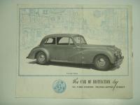 自動車パンフレット The CAR OF DISTINCTION by A.C.CARS LIMITED. THAMES DITTON. SURREY.