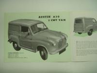 自動車カタログ AUSTIN A30/5 CWT VAN : With 60 cubic feet load capacity