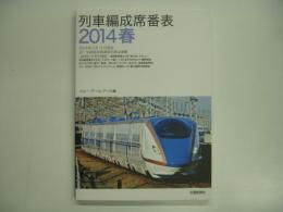 列車編成席番表 2014春 2014年3月15日現在 JR・私鉄指定席連結列車全掲載