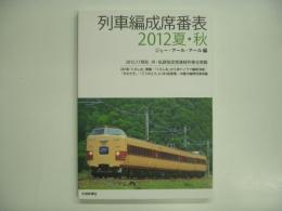 列車編成席番表 2012夏・秋 2012.7.1 現在JR・私鉄指定席連結列車全掲載