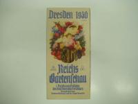 戦前のパンフレット: Reichsgartenschau Dresden 1936: ドレスデンの園芸展示会案内:1936年