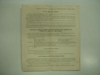 戦前の運賃表: Seattle－Vancouver－Orient Service: Cabin Class & Tourist Cabin Minimum Fares 1934