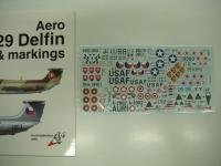 洋書　Aero L-29 Delfin ｃolours & Markings 1/72 Scale Decals