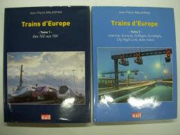 洋書　Trains d'Europe Tome 1 / Tome 2　2冊セット