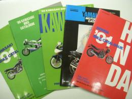 ミリオンムック: バイクカタログ / 英知ムック: モーターサイクルカタログ　5冊セット