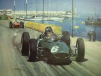 モータースポーツ絵画: Master of MONACO: by Michael Turner