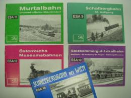 洋書　Eisenbahn-Sammelheft Nr. 9: ESA 9 / Nr. 10: ESA 10 / Nr. 11: ESA 11 / Nr. 12: ESA 12 / Nr. 18: ESA 18　5冊セット