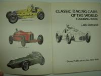 洋書　Classic Racing Cars of the World Coloring Book
